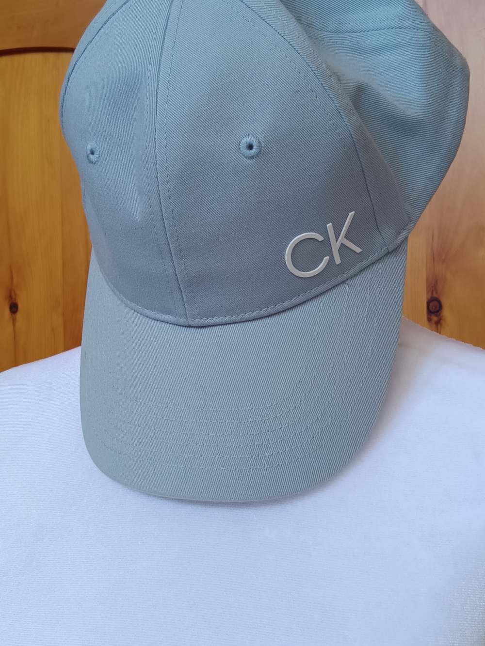 Calvin Klein  Pale Blue CK Logo Baseball Hat